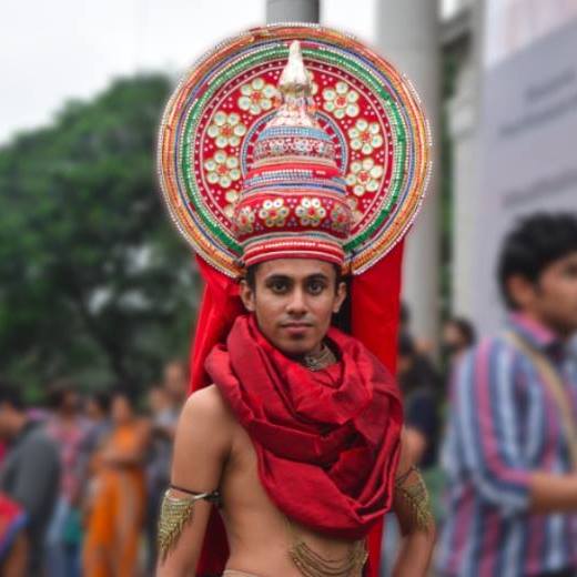 Pride Walk costumes. Sumit Powar walks for Bengaluru Pride Walk 2015